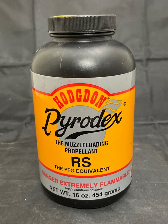 Hodgdon Pyrodex Muzzle Loading Propellant RS- Partial Bottle