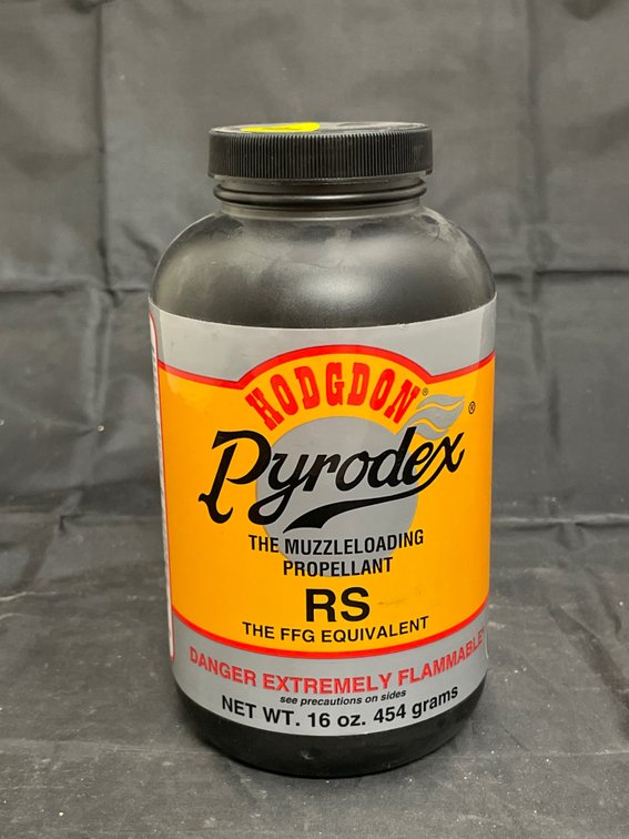 Hodgdon Pyrodex Muzzle Loading Propellant RS- Partial Bottle