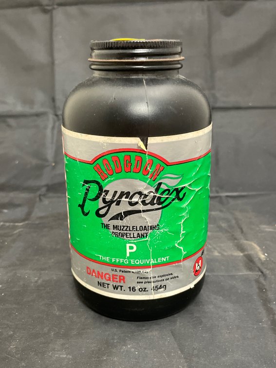 Hodgdon Pyrodex Muzzle Loading Propellant P - Partial Bottle
