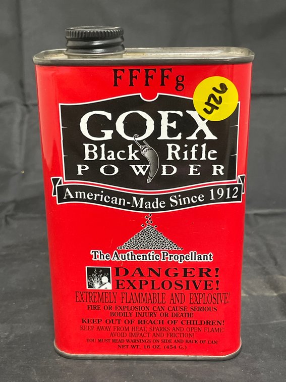 Goex Black Rifle Powder in Can