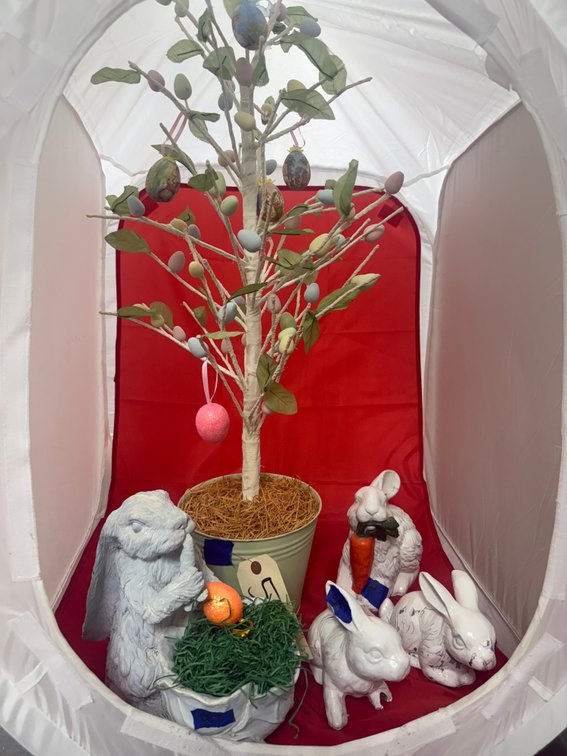 Rabbit Figures - Planter - Easter Tree