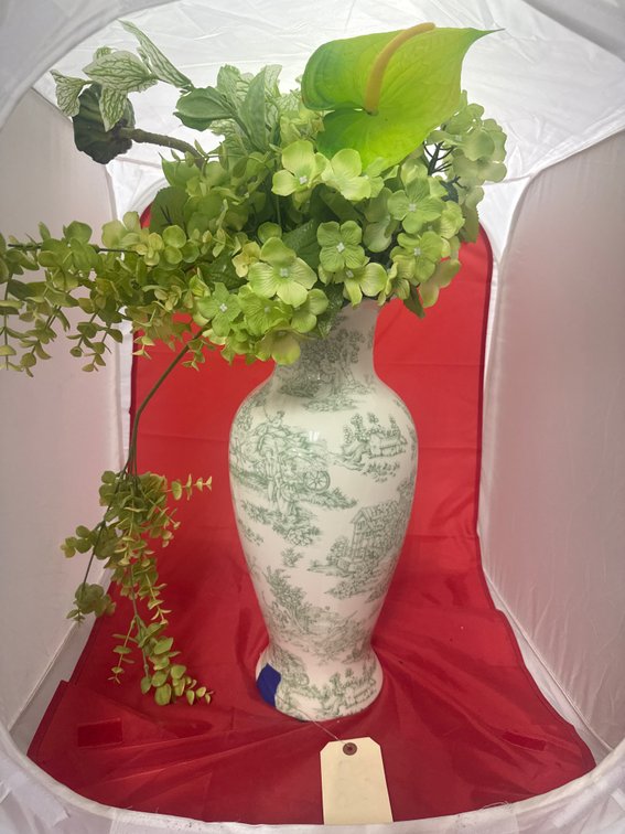Vase w/Greenery