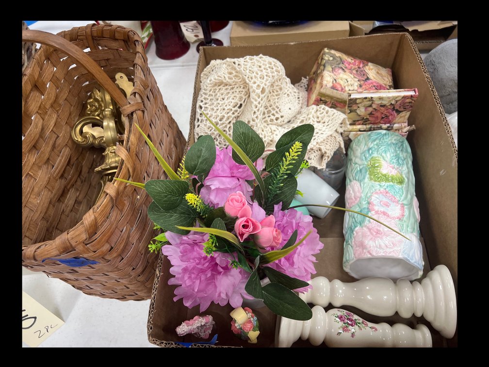 2 Pcs - Wicker Basket - Plastic Candle Sconces & More