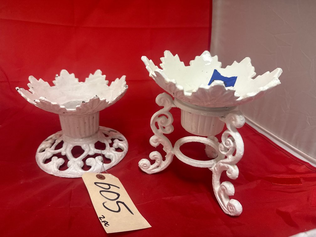 Cast Iron Candle Holders