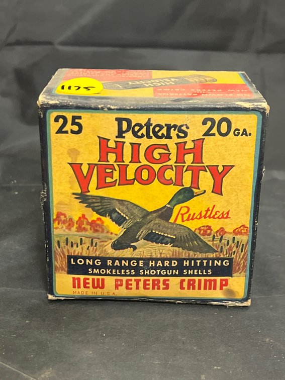 Peters 20 Ga. Empty Box