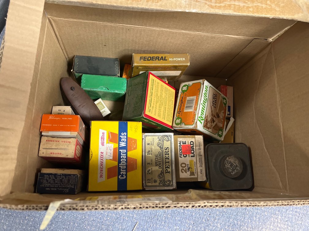Box w/Collectiable Empty Ammo Boxes