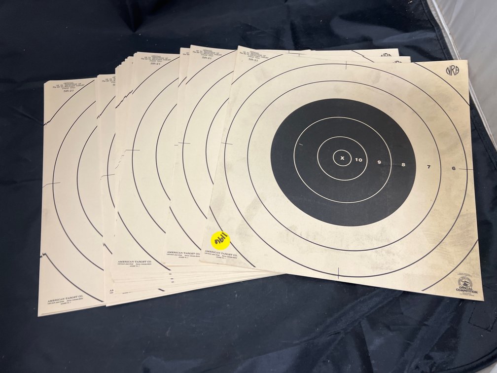 Stack of Shooting Targets