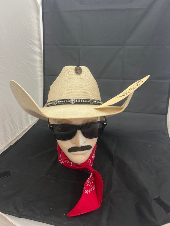 Atwoods Western Hat Sz 7-1/8 - Bandana - Sunglasses