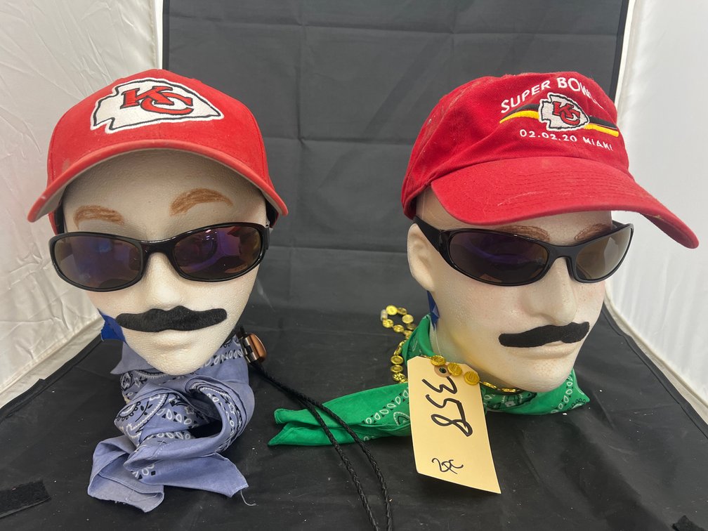Ball Caps - Bolo Tie - Bandanas - Sunglasses - Mannequin Heads