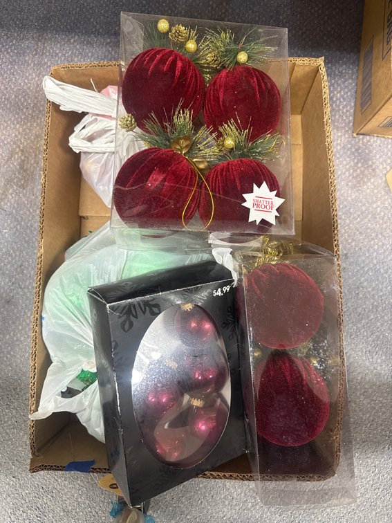 Assorted Christmas Ornaments
