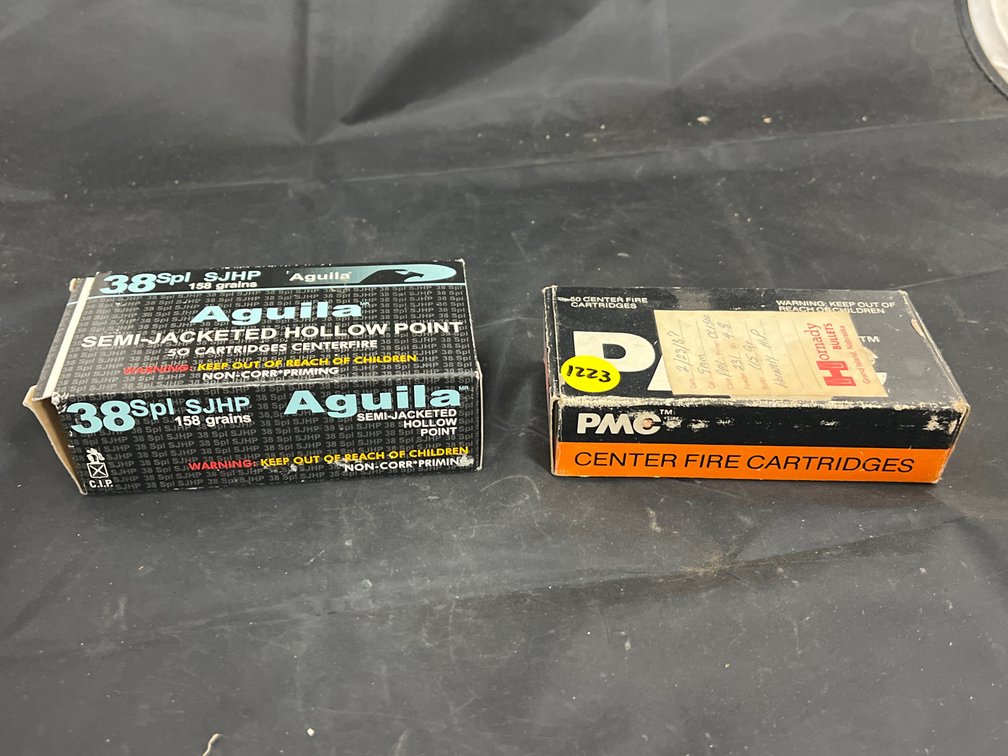 2pc - 9mm Luger & 38 Spl Brass