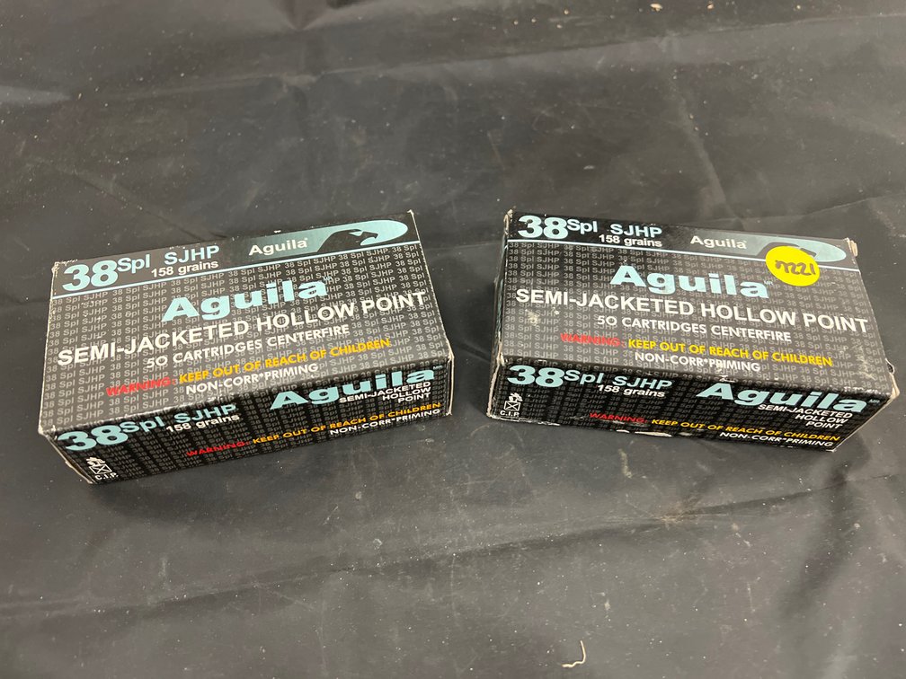 2pc- 38 Spl Brass