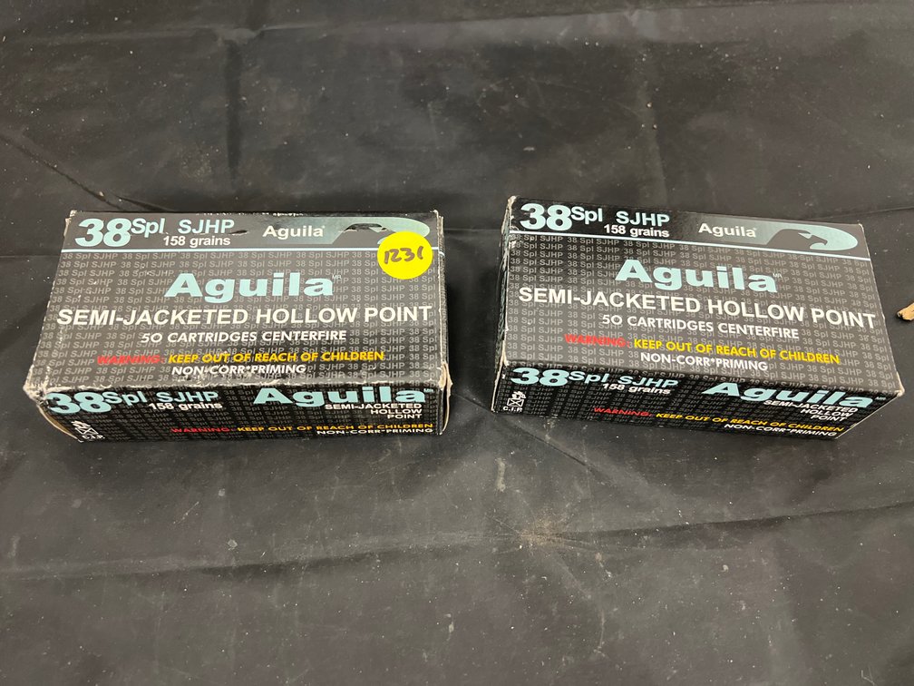 2pc - 38 Spl Brass