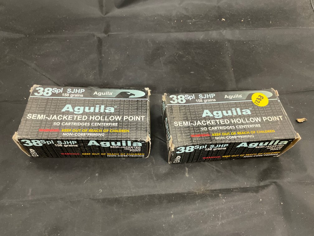 2pc- 38 Spl Brass