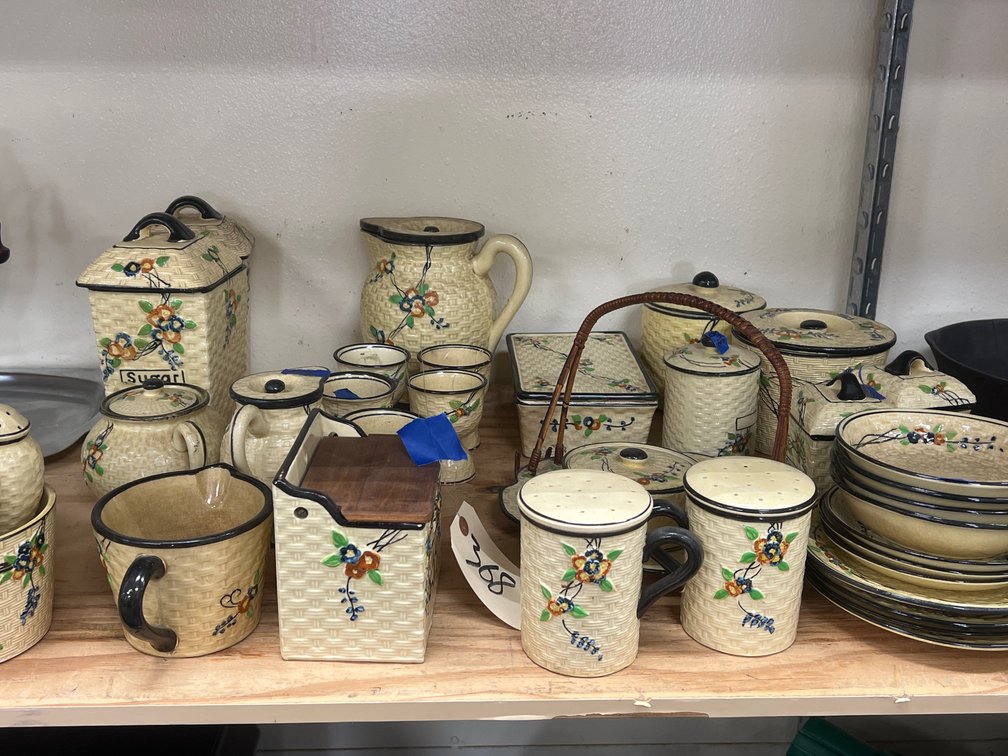 Large Set of Kitchen Servingware
