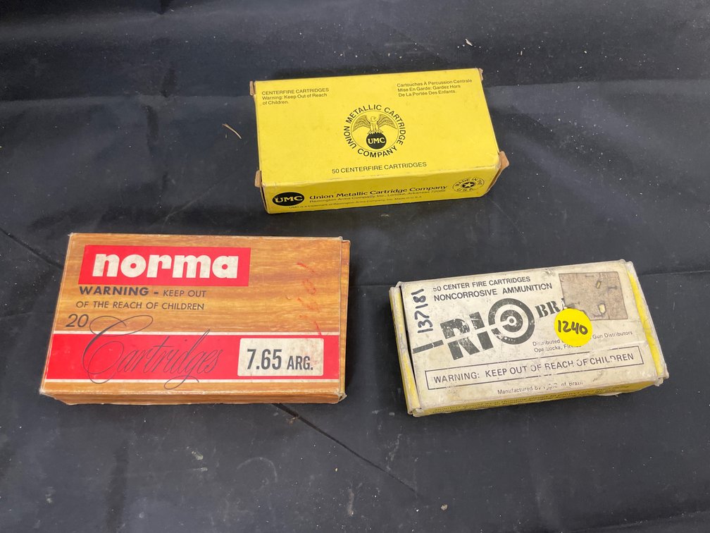 3pc - 32 S&W - 9mm - 7.65 Brass