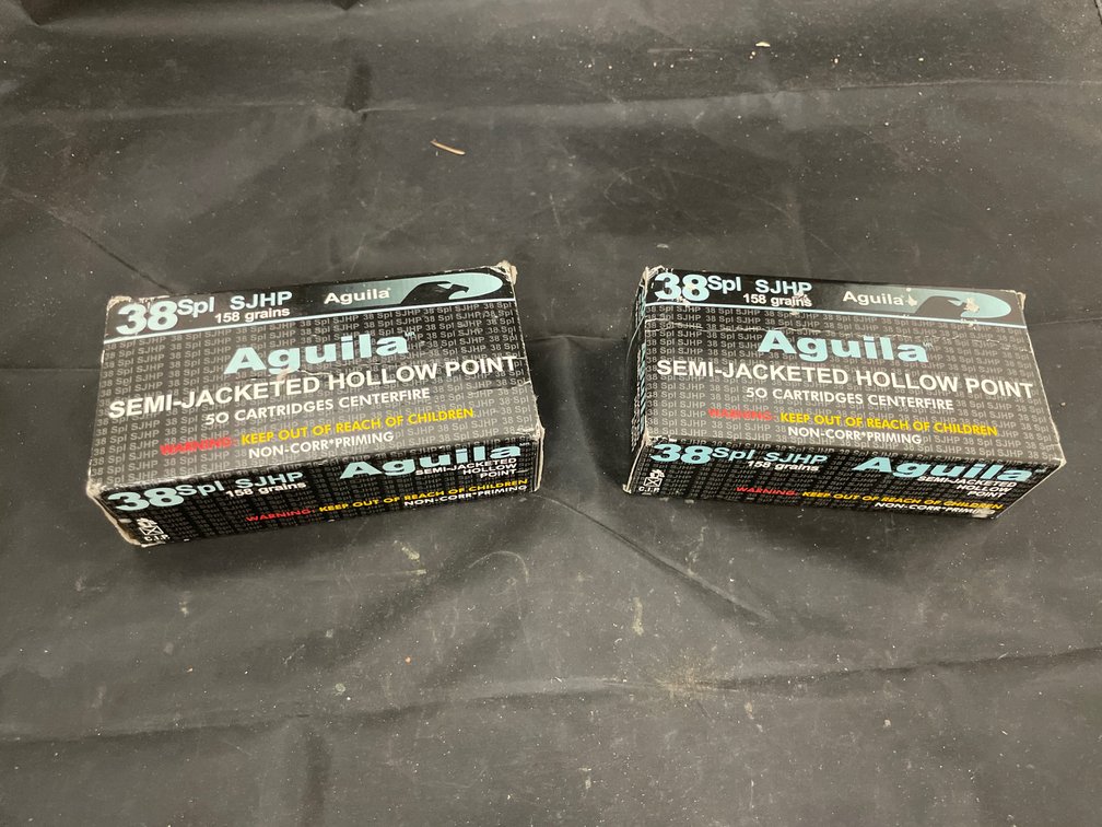 2pc - 38 Spl Brass