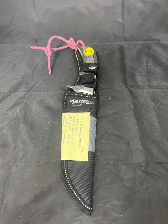 Ozark Mountain Knife Co Fixed Blade Knife w/