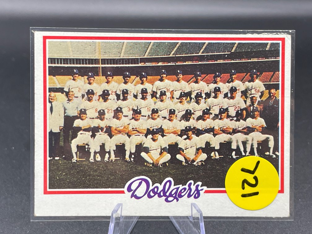 1978 TOPPS LOS ANGELES DODGERS TEAM CARD