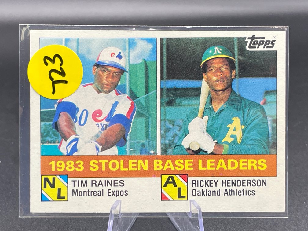 EARLY CARD 1984 TOPPS HOF RICKEY HENDERSON
