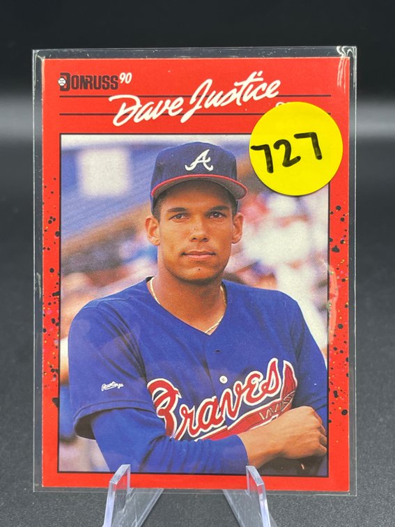 ROOKIE CARD 1990 DONRUSS DAVID JUSTICE