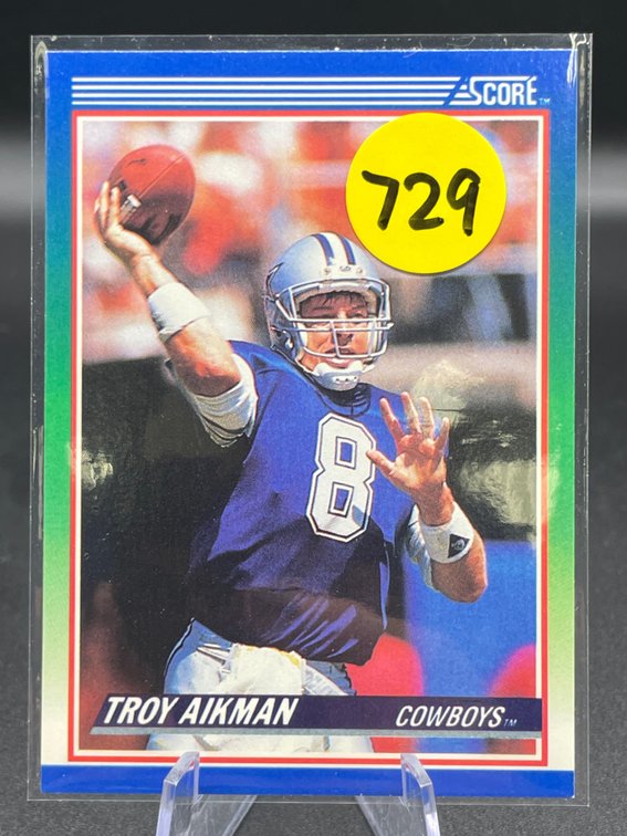 2ND YR CARD 1990 SCORE HOF TROY AIKMAN