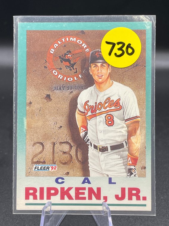 1992 FLEER IRONMAN HOF CAL RIPKEN CARD