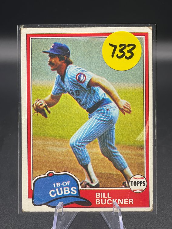 1981 TOPPS BILL BUCKNER CARD