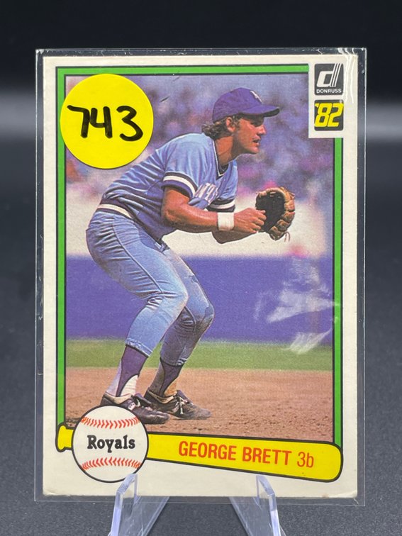 1982 DONRUSS HOF GEORGE BRETT CARD