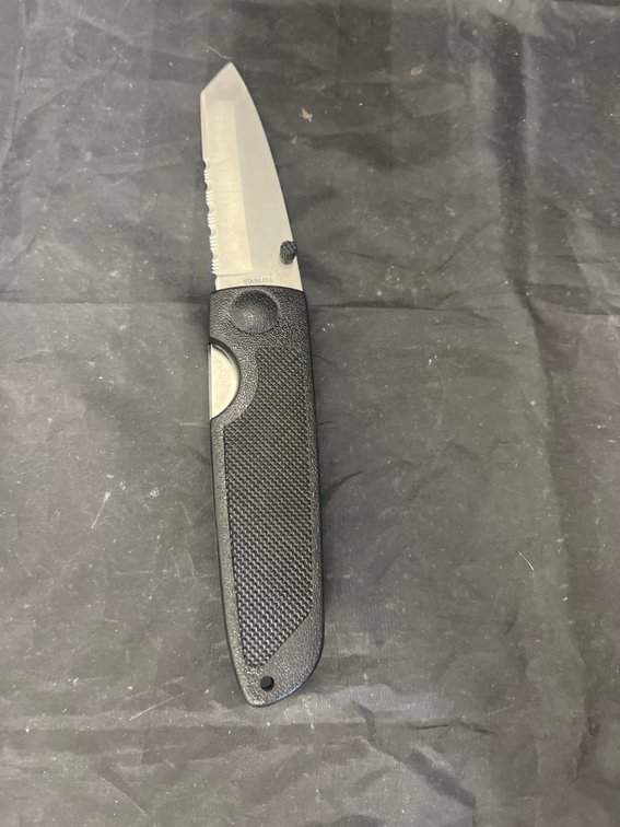 Tactical Knife Tonto Point Partially Serrated