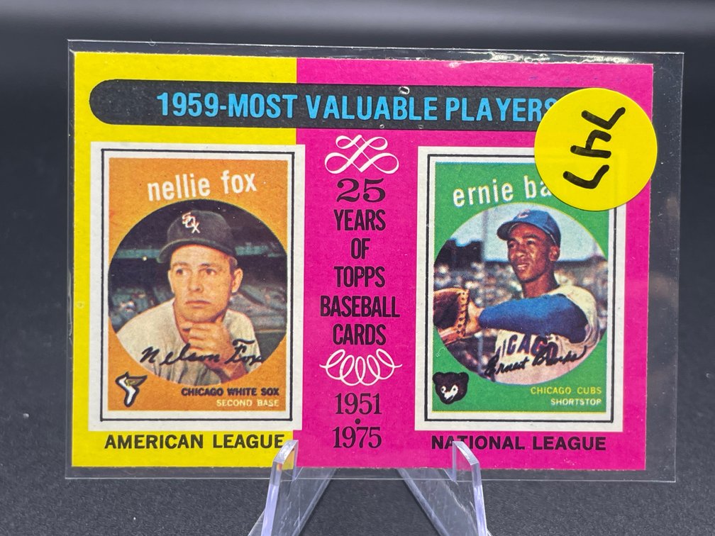 SHARP CARD 1975 TOPPS HOF ERNIE BANKS