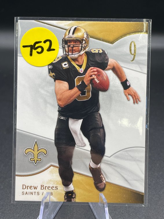 2009 SP FOOTBALL DREW BREES CARD