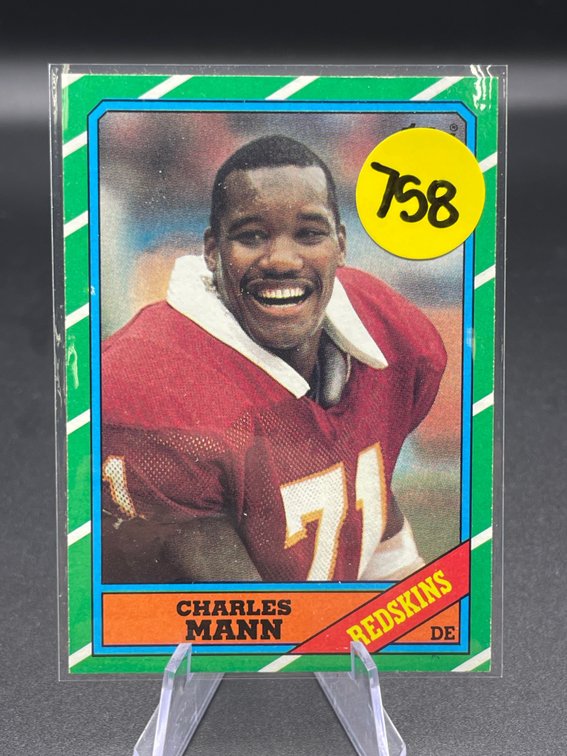 ROOKIE CARD 1986 TOPPS CHARLES MANN