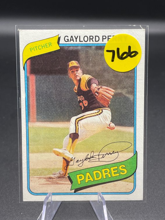 1980 TOPPS HOF GAYLORD PERRY CARD