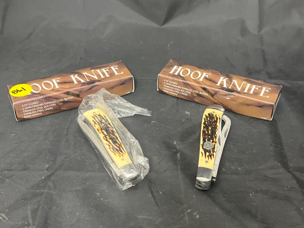 2 - Hoof Knives in box