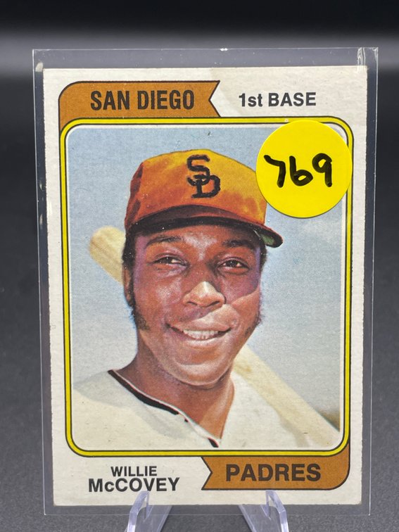 1974 TOPPS HOF WILLIE MCCOVEY CARD