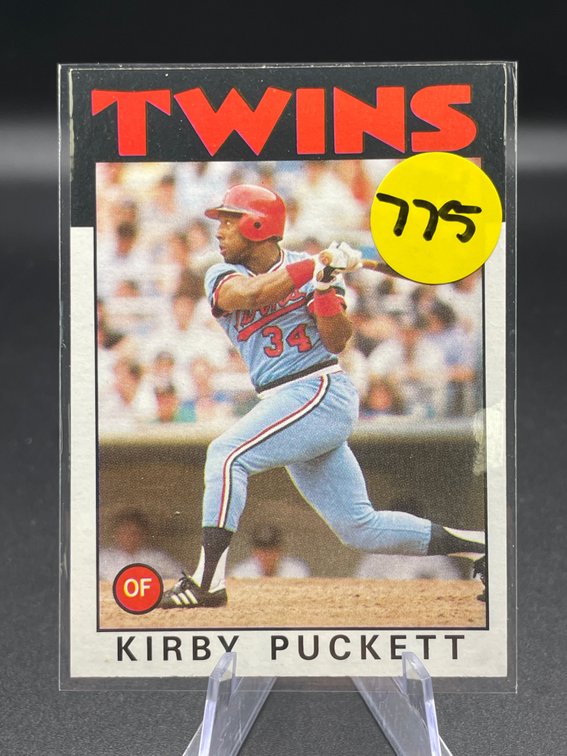 2ND YR CARD 1986 TOPPS HOF KIRBY PUCKETT