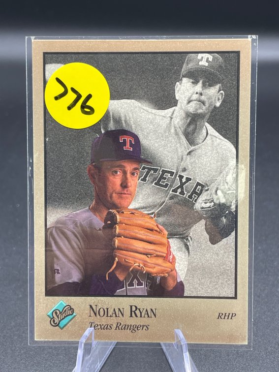 1992 LEAF STUDIO HOF NOLAN RYAN CARD