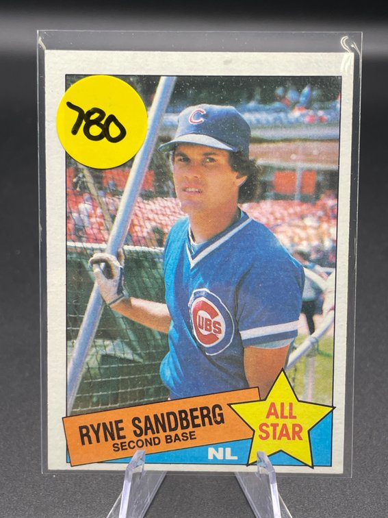 EARLY CARD 1985 TOPPS HOF RYNE SANDBERG CARD