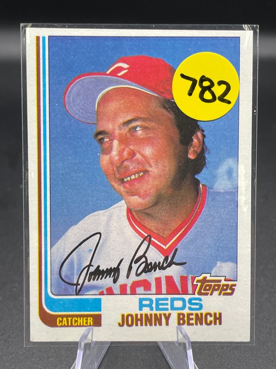 1982 TOPPS HOF JOHNNY BENCH CARD