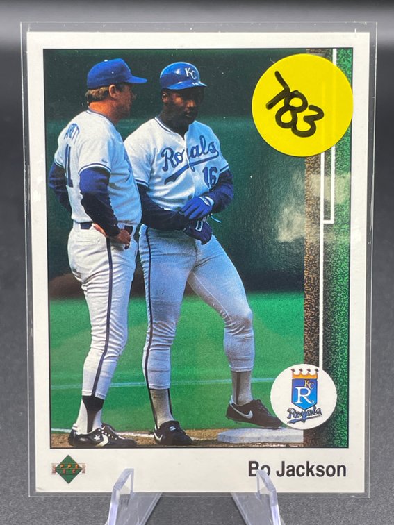 1989 UPPERDECK PREMIER BO JACKSON CARD
