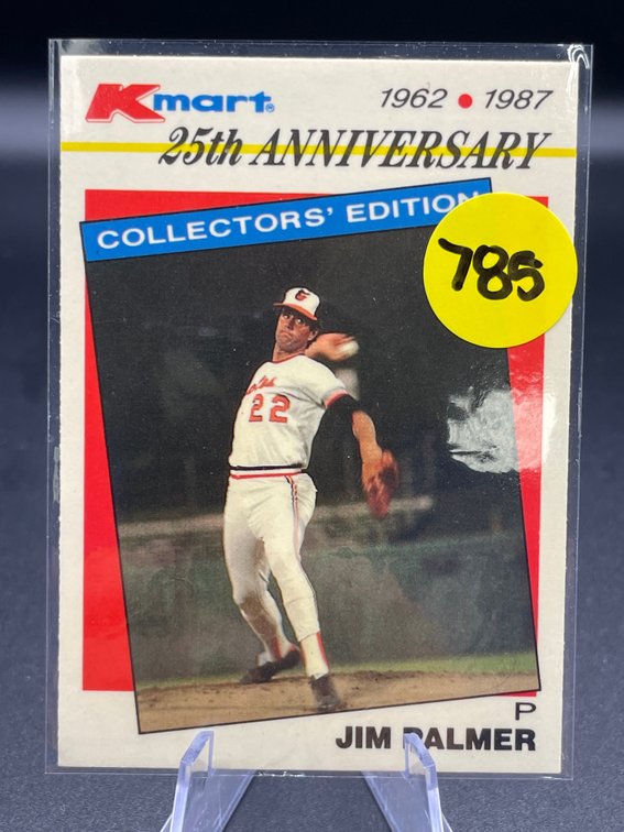 1987 TOPPS/KMART HOF JIM PALMER CARD