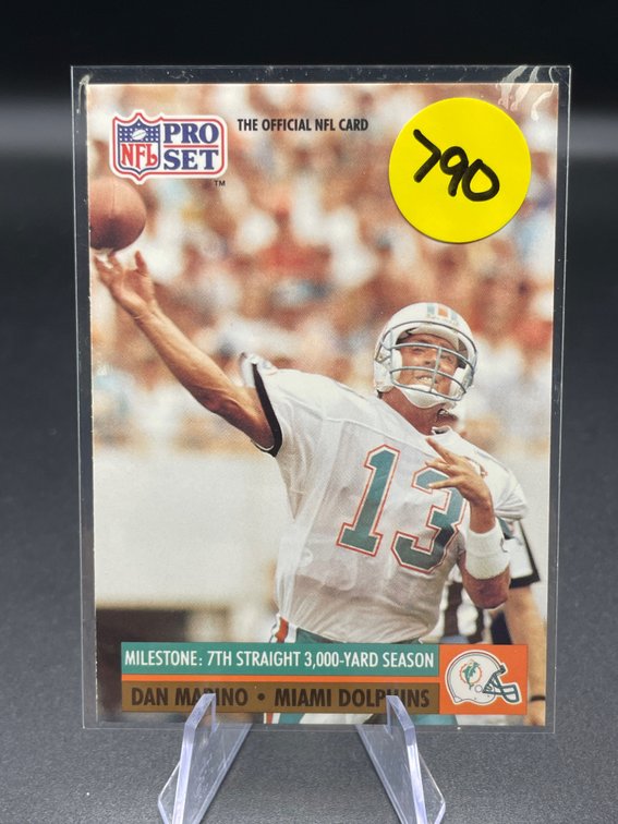 1991 PROSET HOF DAN MARINO CARD
