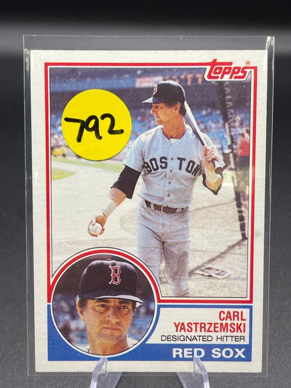 1983 TOPPS HOF CARL YASTRZEMSKI CARD