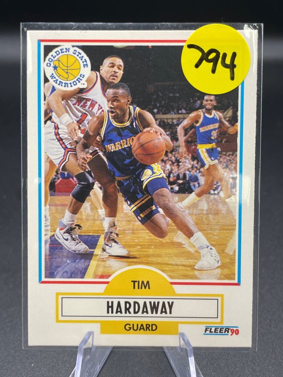 ROOKIE CARD 1990 FLEER HOF TIM HARDAWAY