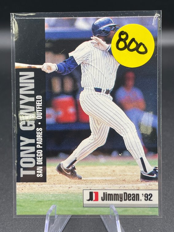 1992 JIMMY DEAN HOF TONY GWYNN CARD