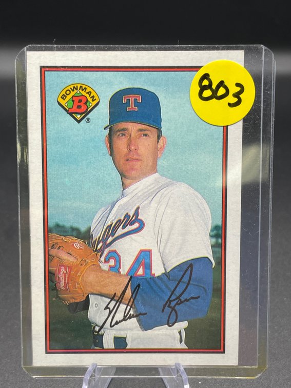 1989 BOWMAN HOF NOLAN RYAN CARD