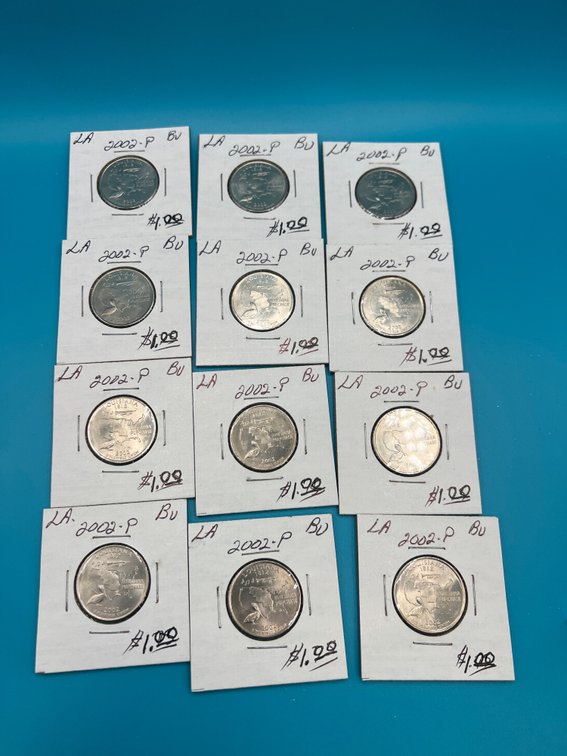 12 - 2002P BU Louisiana State Quarters