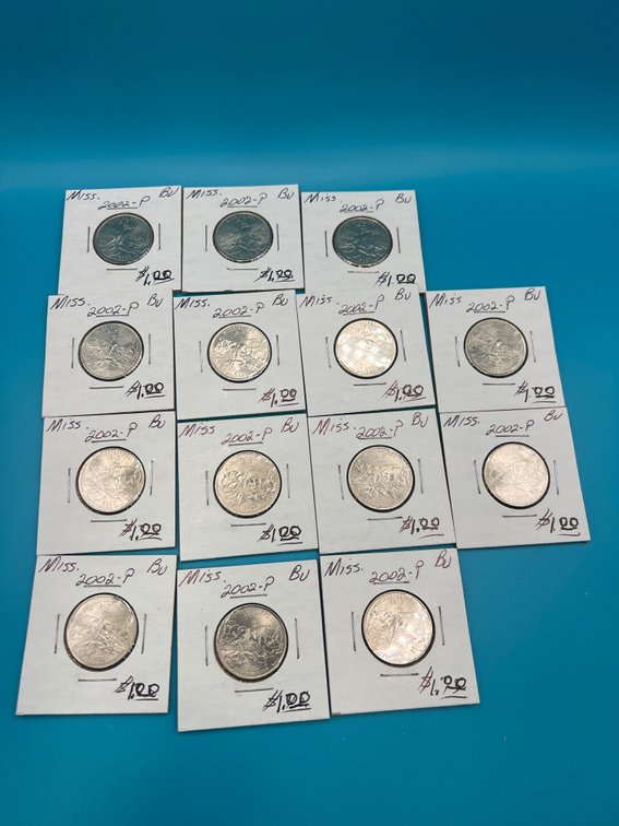 14 - 2002P BU Indiana State Quarters