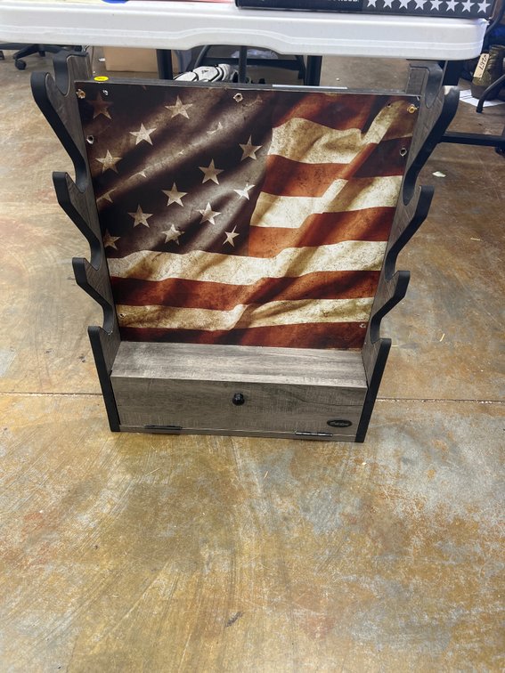 Rush Creek 4-Slock Wall Mount Gun Rack